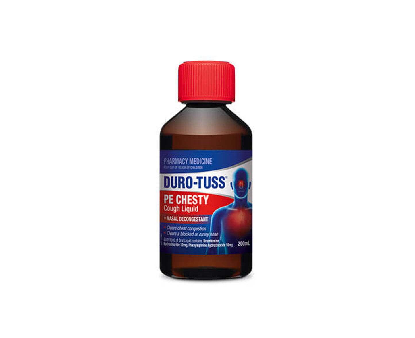 Durotuss PE Chesty + Nasal Decongestant 200mL