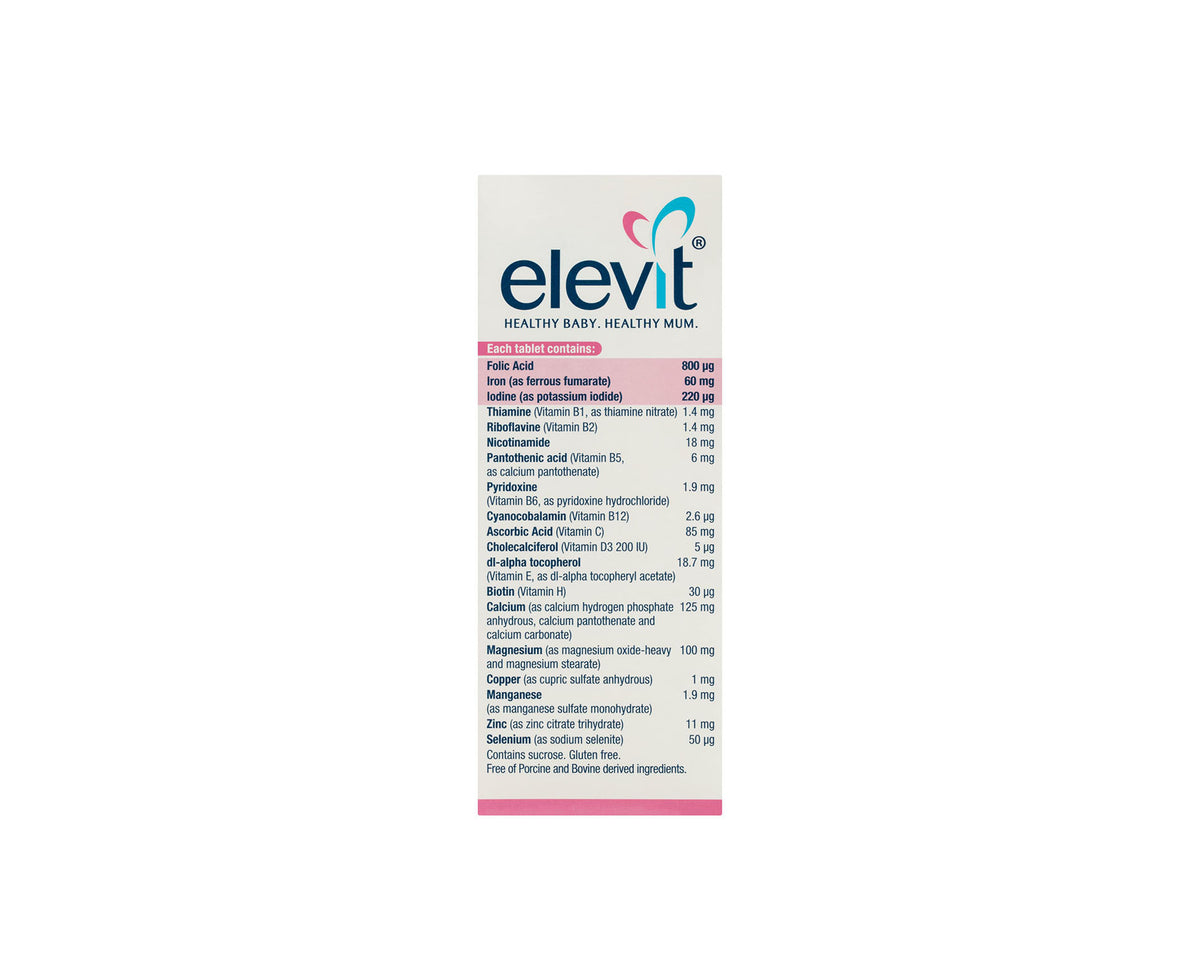 Elevit Range Elevit Pregnancy Multivitamin 100 Tablets | Zenith Pharmacy