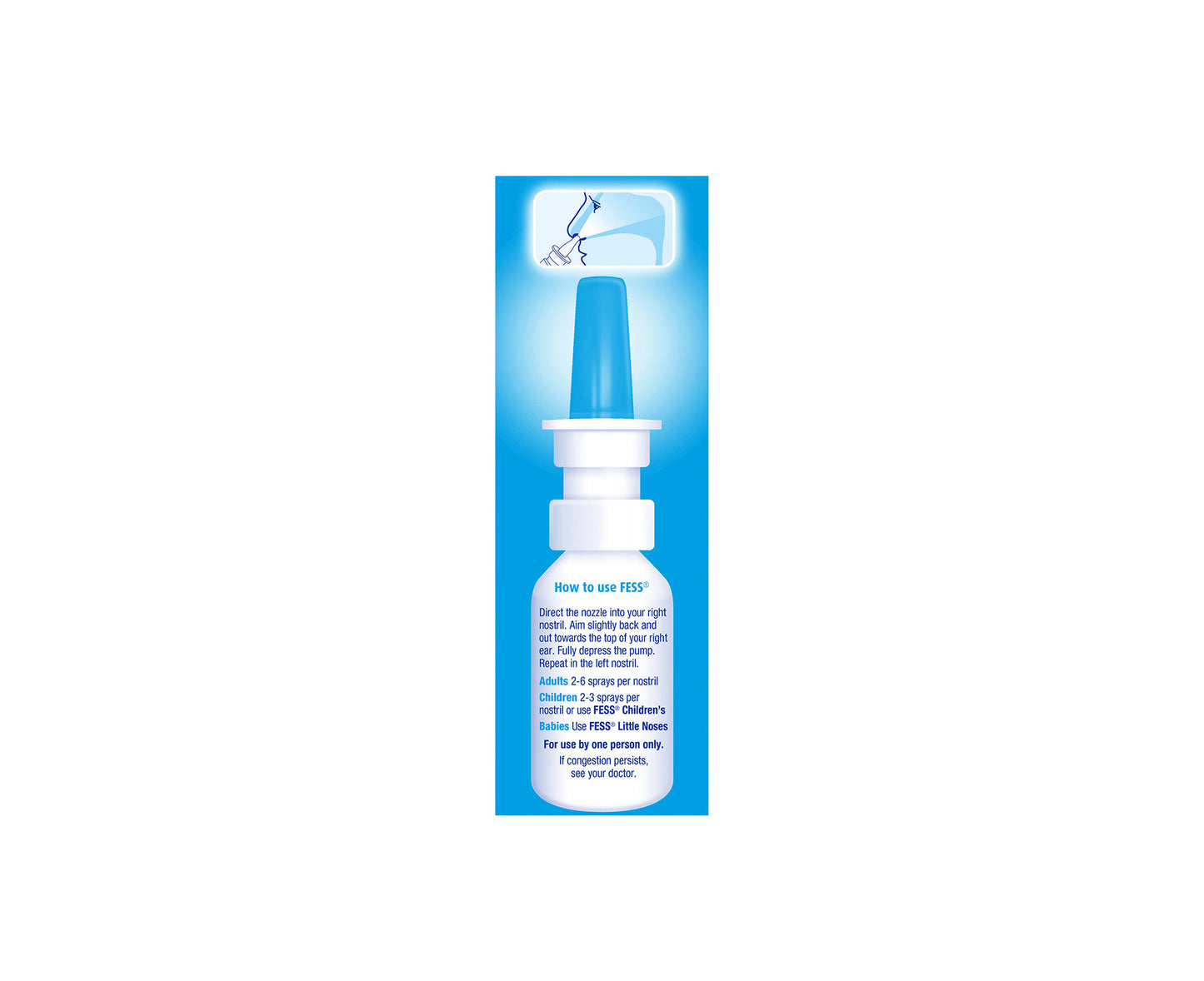 Fess Nasal Saline Spray 75mL