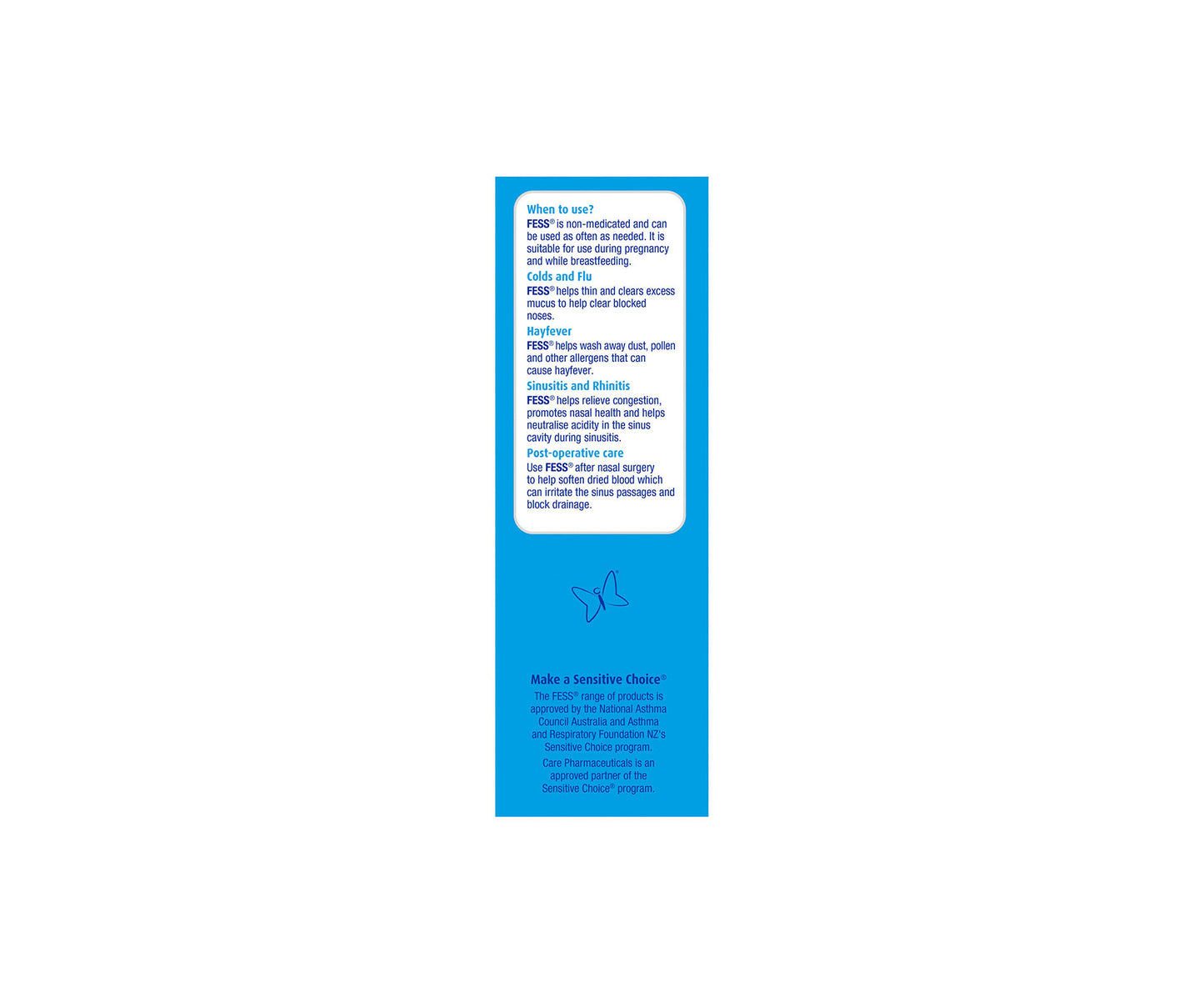 Fess Nasal Saline Spray 75mL