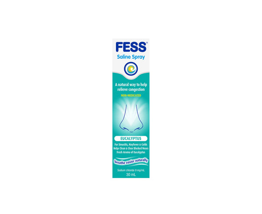 Fess Nasal Saline Spray Eucalyptus 30mL