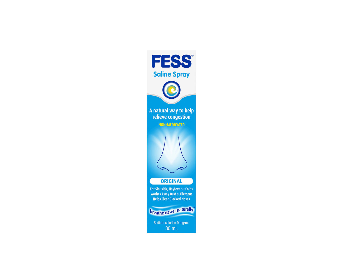 Fess Nasal Saline Spray Original 30mL