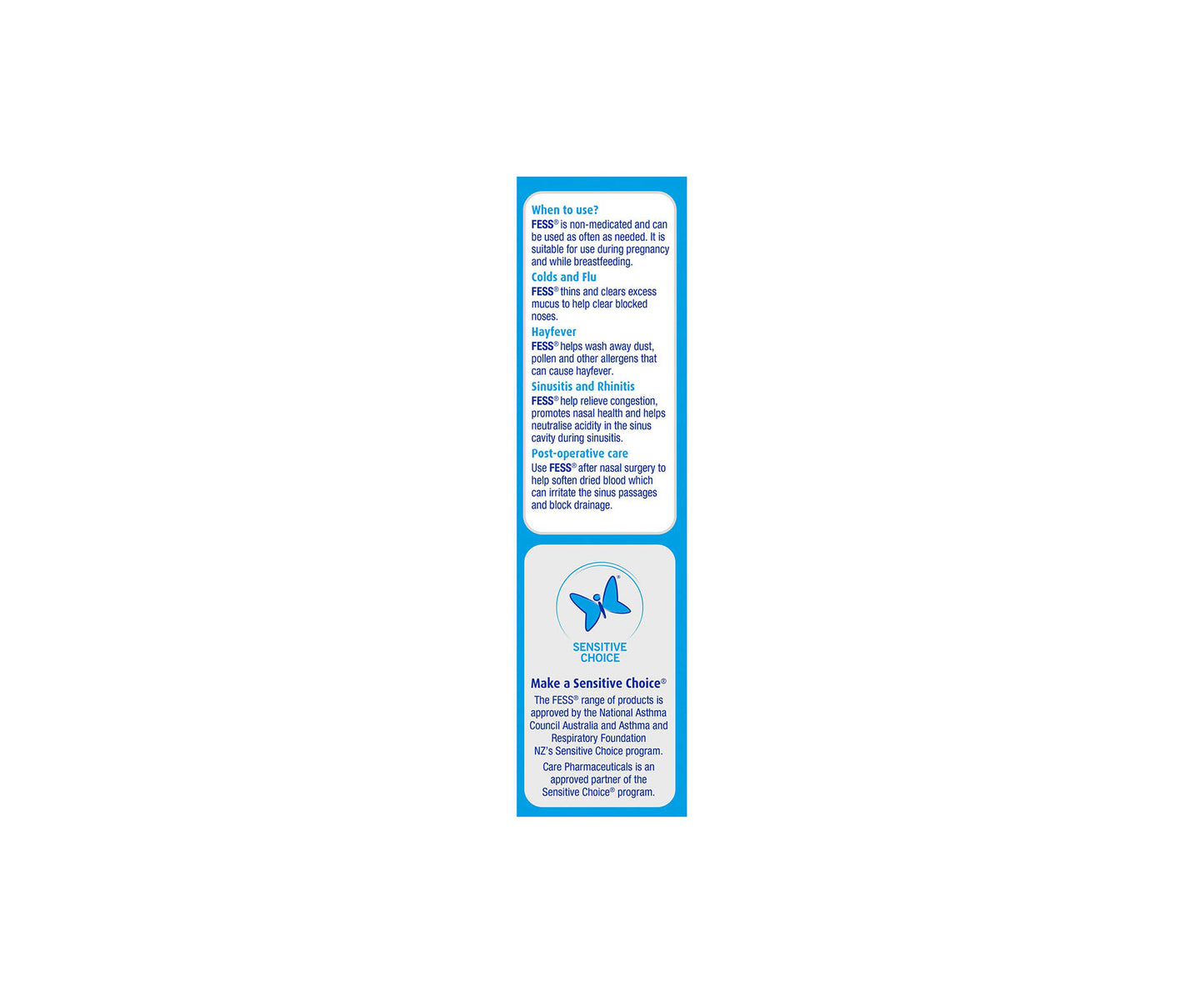 Fess Nasal Saline Spray Original 30mL