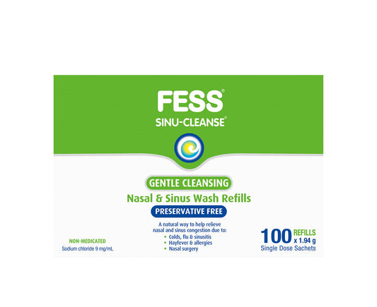Fess Sinu-Cleanse Gentle Cleansing Wash Refills 100