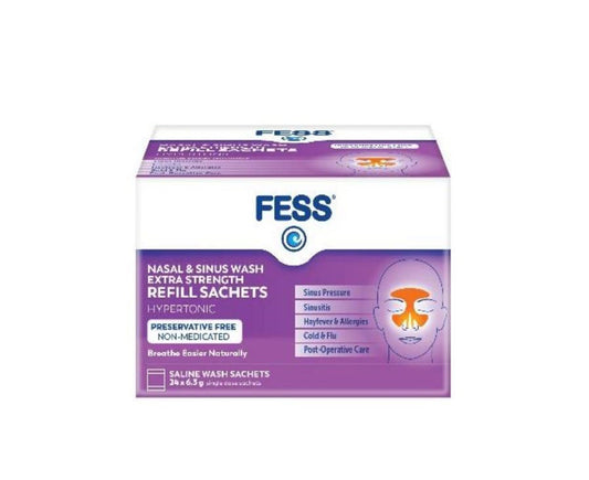 Fess Nasal & Sinus Wash Refill Sachets Extra Strength 24 Packs
