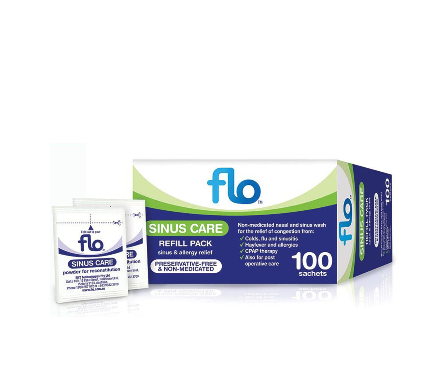 Flo Sinus Care Refill Sachets 100