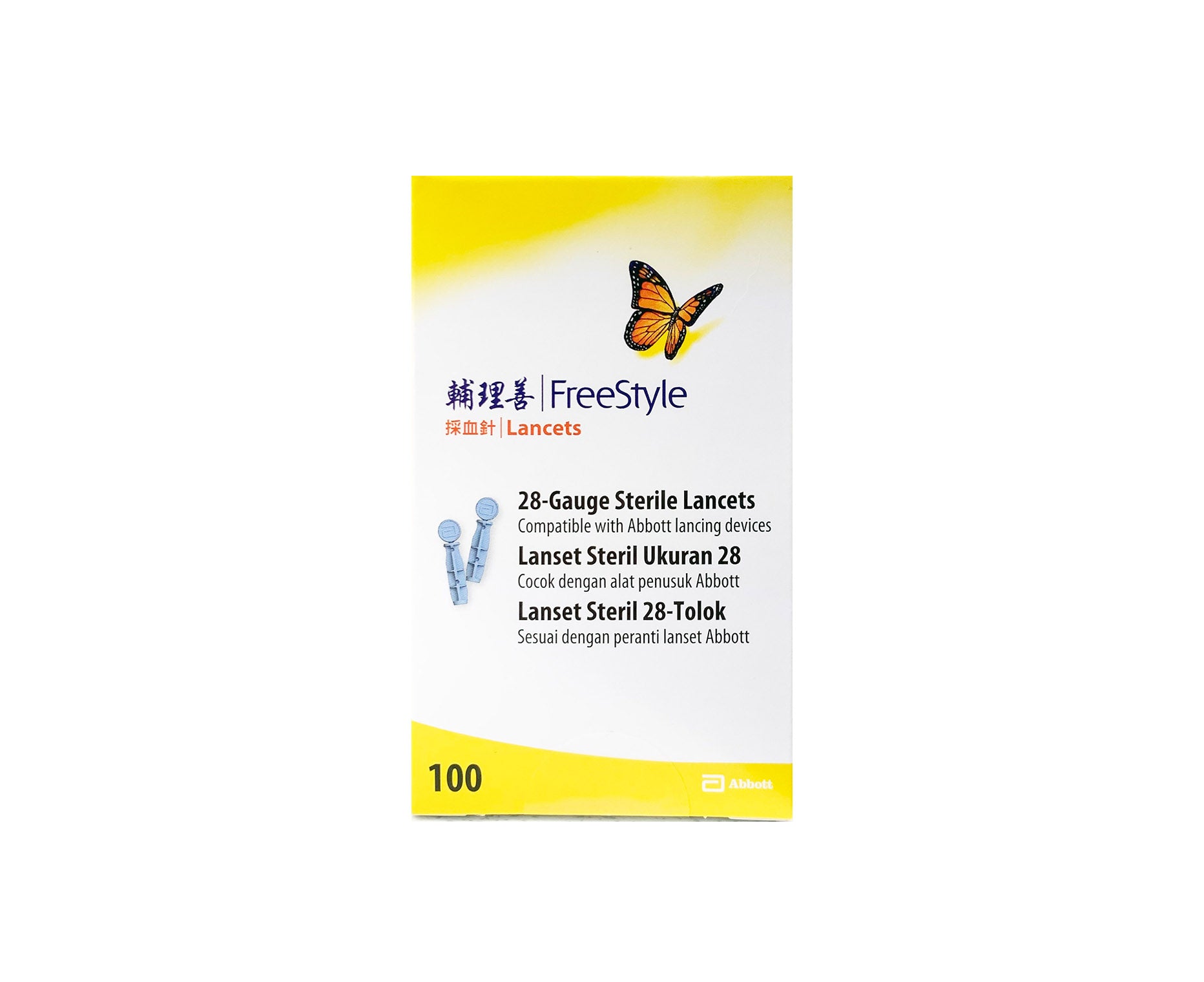 Abbott Medisense FreeStyle Thin Lancets 100