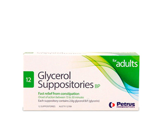 Petrus Glycerol Suppositories for Adults 2.8g