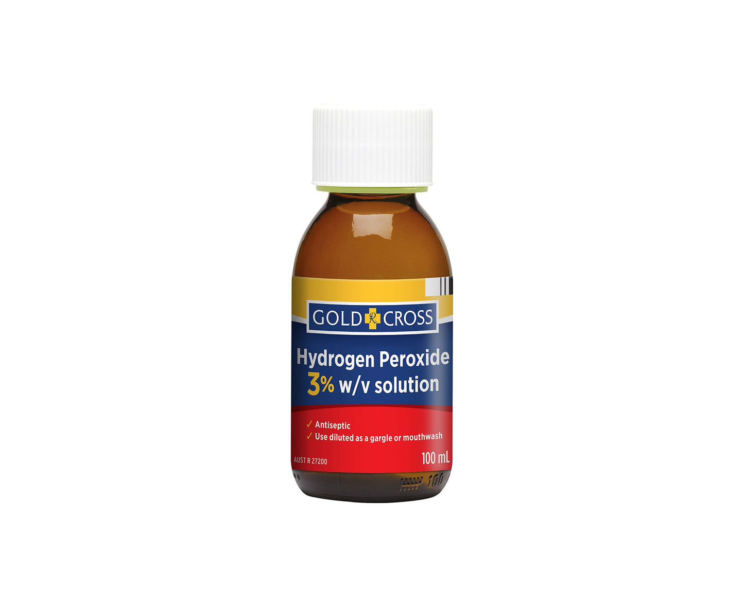 Goldx Hydrogen Peroxide 3% 100mL