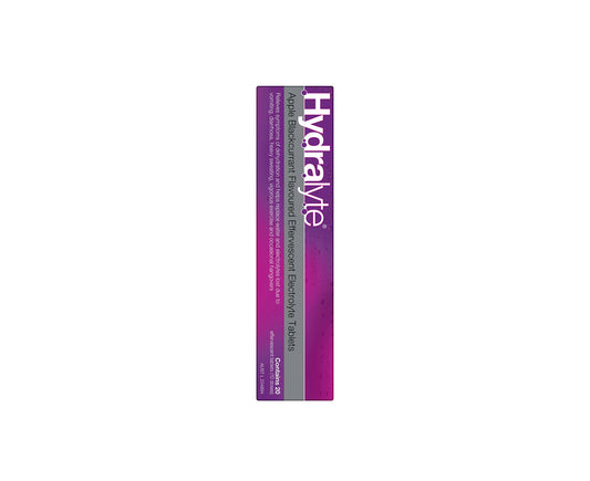 Hydralyte Effervescent Electrolyte Tablets Apple Blackcurrant 20
