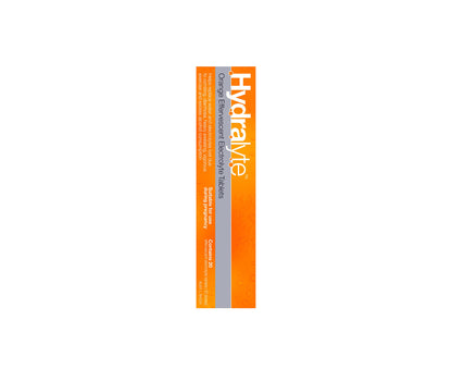 Hydralyte Effervescent Electrolyte Tablets Orange 20