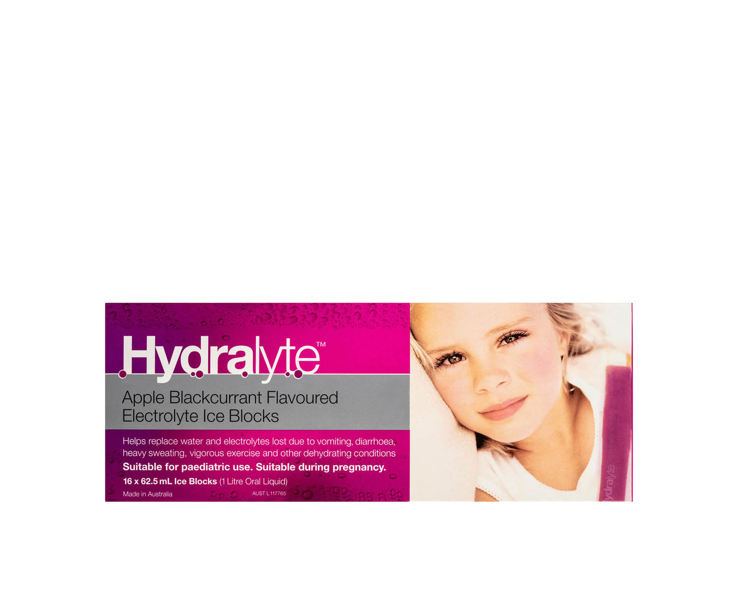 Hydralyte Ice Block Apple and Blackcurrant 16