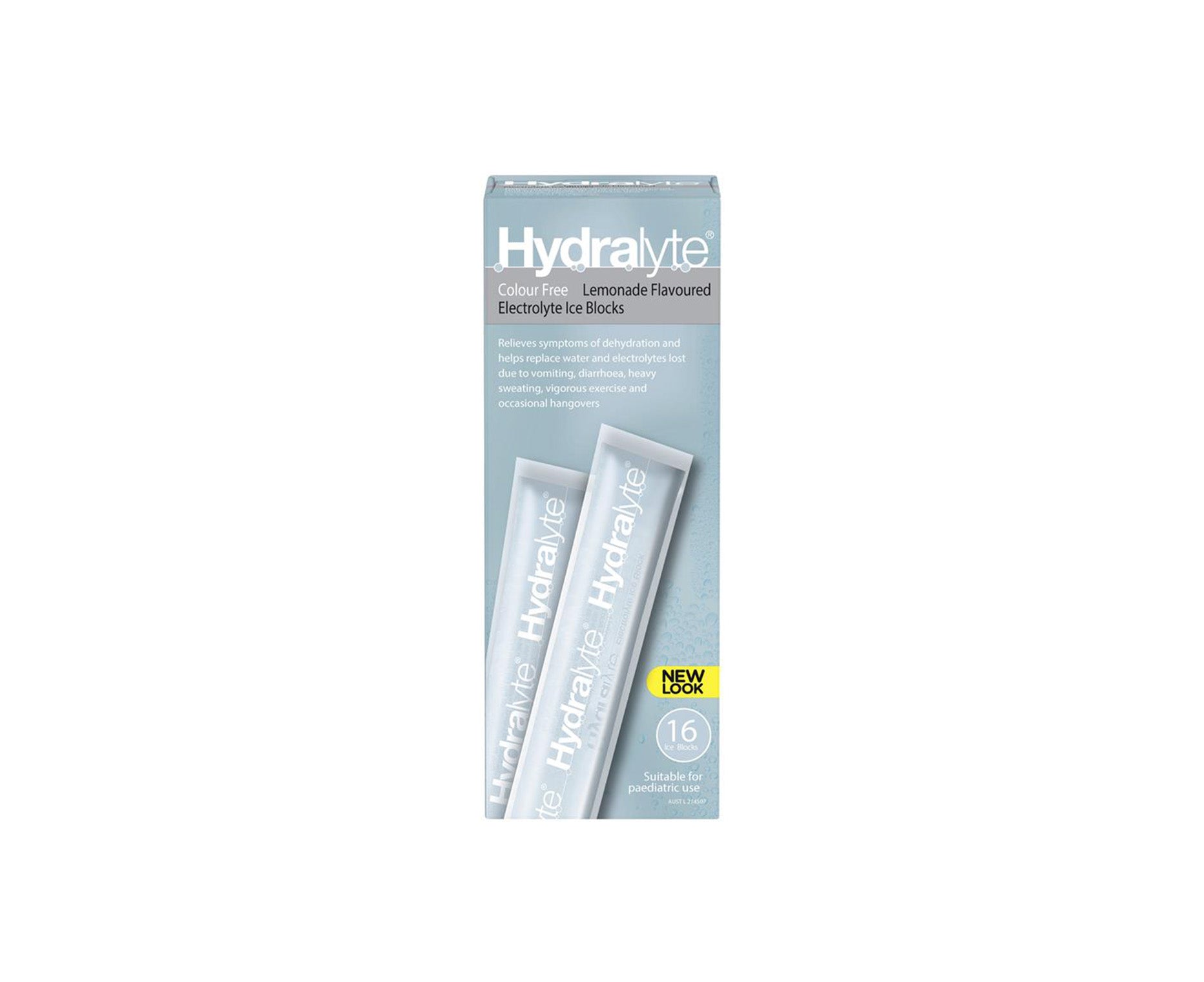 Hydralyte Electrolyte Ice Blocks Lemonade