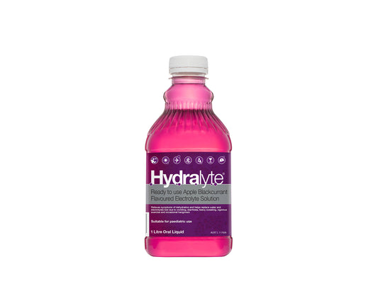 Hydralyte Electrolyte Liquid Apple Blackcurrant 1L
