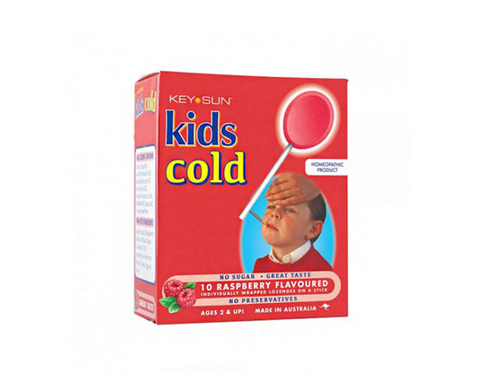 Keysun Kids Cold Lozenges Raspberry 10