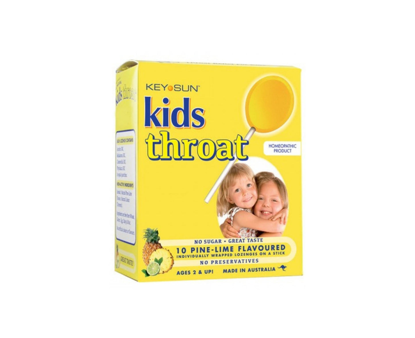 Keysun Kids Sore Throat Lozenges 10