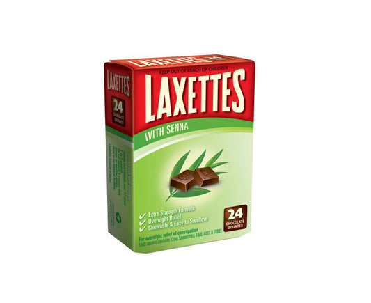 Laxettes Chocolate Squares 24