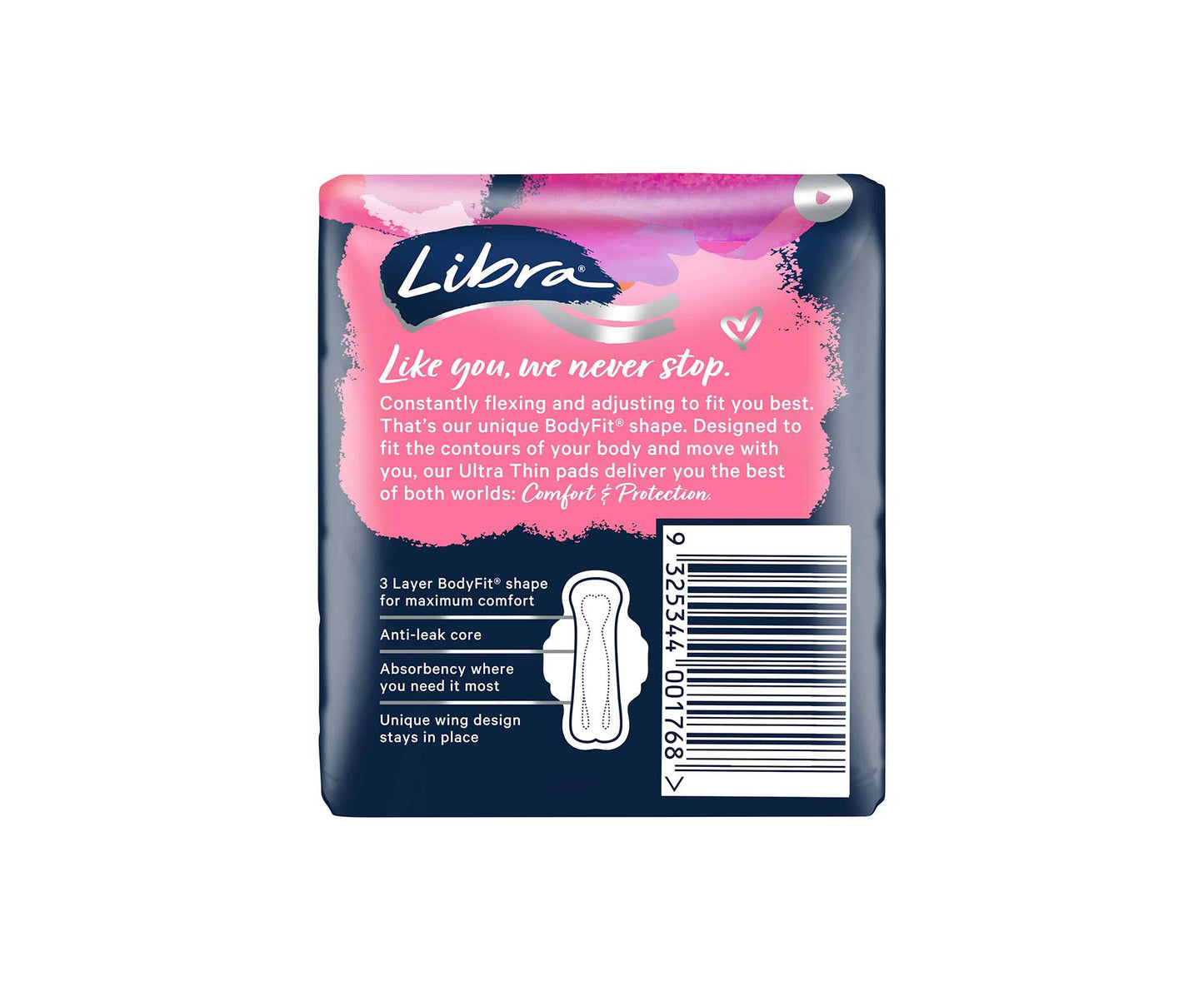 Libra Ultra Thin Pads Super With Wings 12