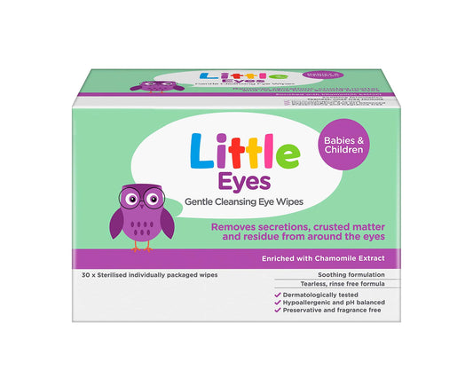 Little Eyes Gentle Cleansing Eye Wipes 30