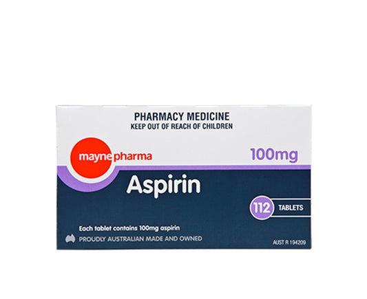 Mayne Pharma Aspirin 100mg Tablets 112