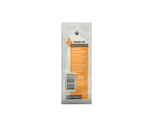 BeMed Mend-aid Adhesive Island Dressing Flesh 3cm x 5cm 25 Pieces
