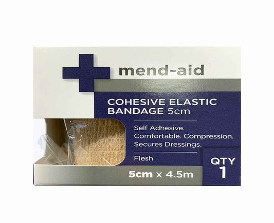BeMed Mend-Aid Cohesive Elastic Bandage 5cm x 4.5cm 1 Pack