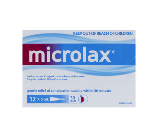 Microlax Enemas 5mL 12