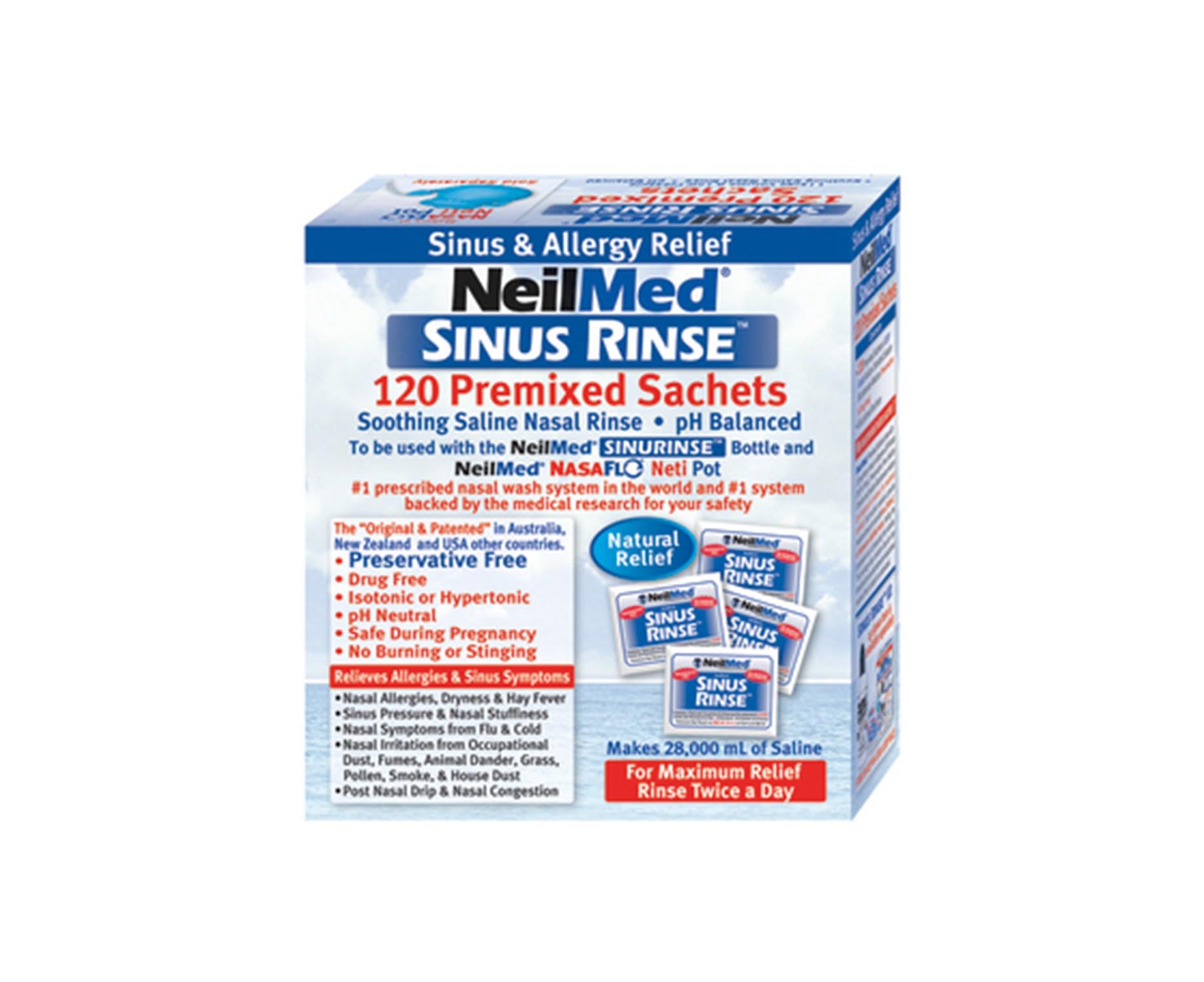 Neilmed Sinus Rinse Premix 120