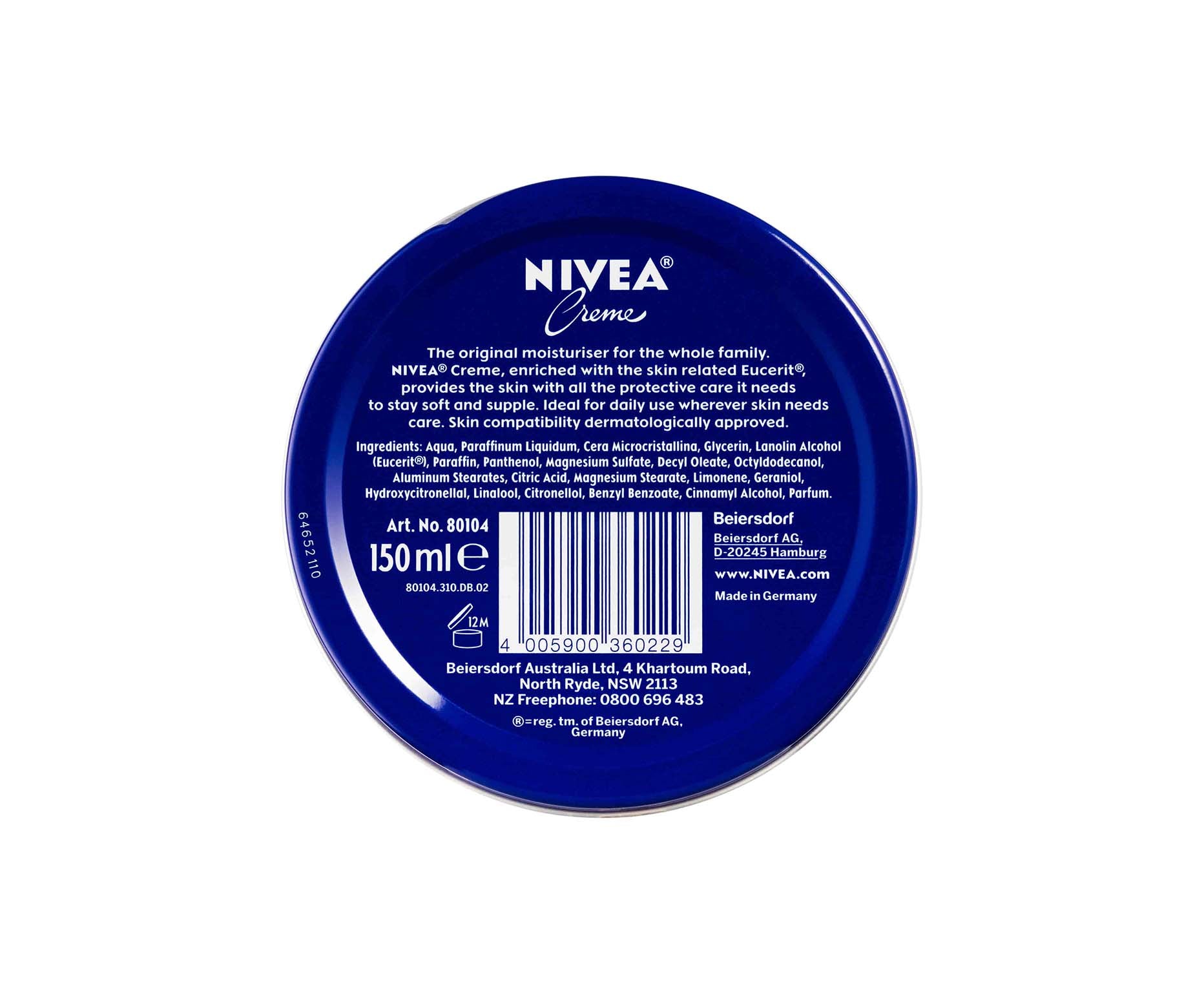 Nivea Creme Tin 150mL – Zenith Pharmacy