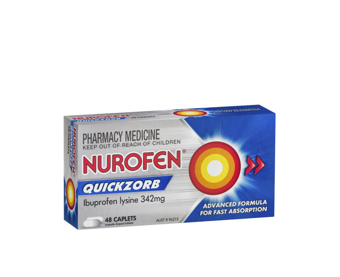 Nurofen Quickzorb 342mg Caplets 48