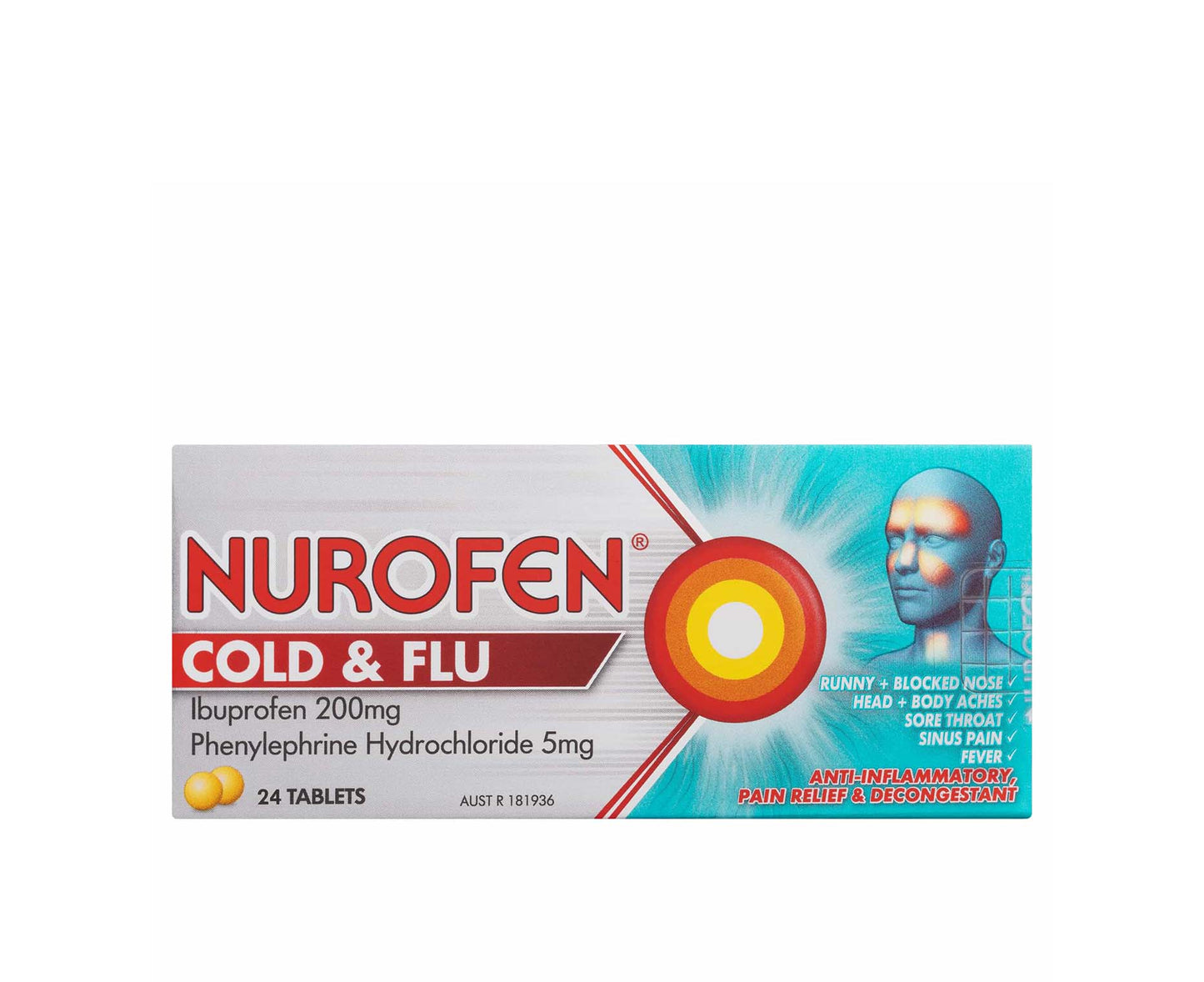 Nurofen Cold and Flu 24 Tablets