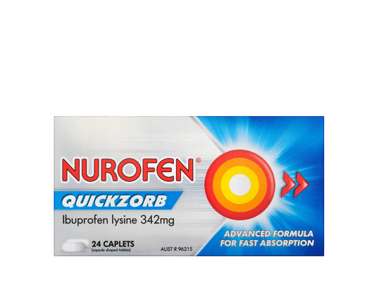 Nurofen Quickzorb 342mg Caplets 24