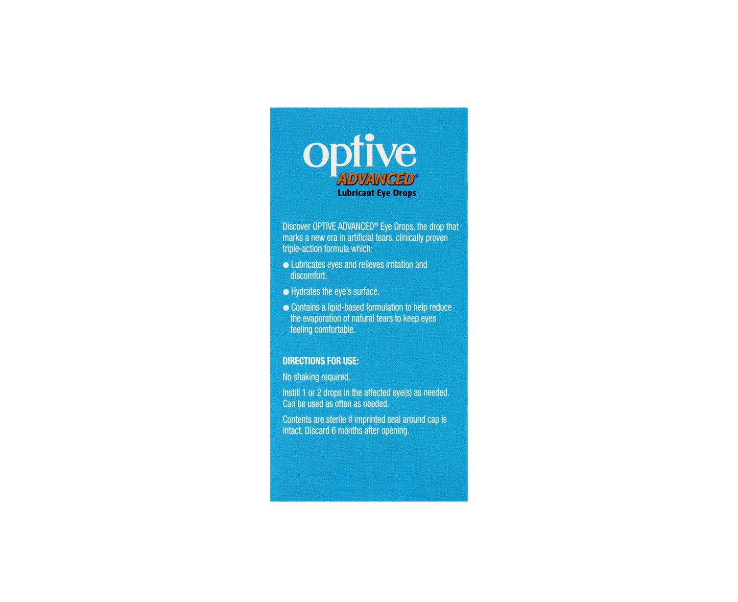 Optive Advanced Eye Drops 15mL