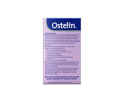 Ostelin Kids Vitamin D3 Liquid 20mL