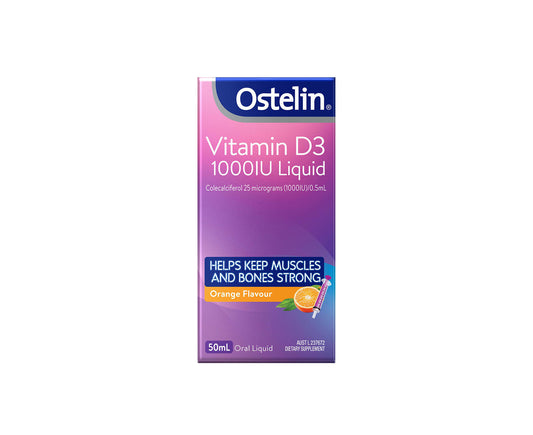 Ostelin Vitamin D3 1000IU Liquid 50mL