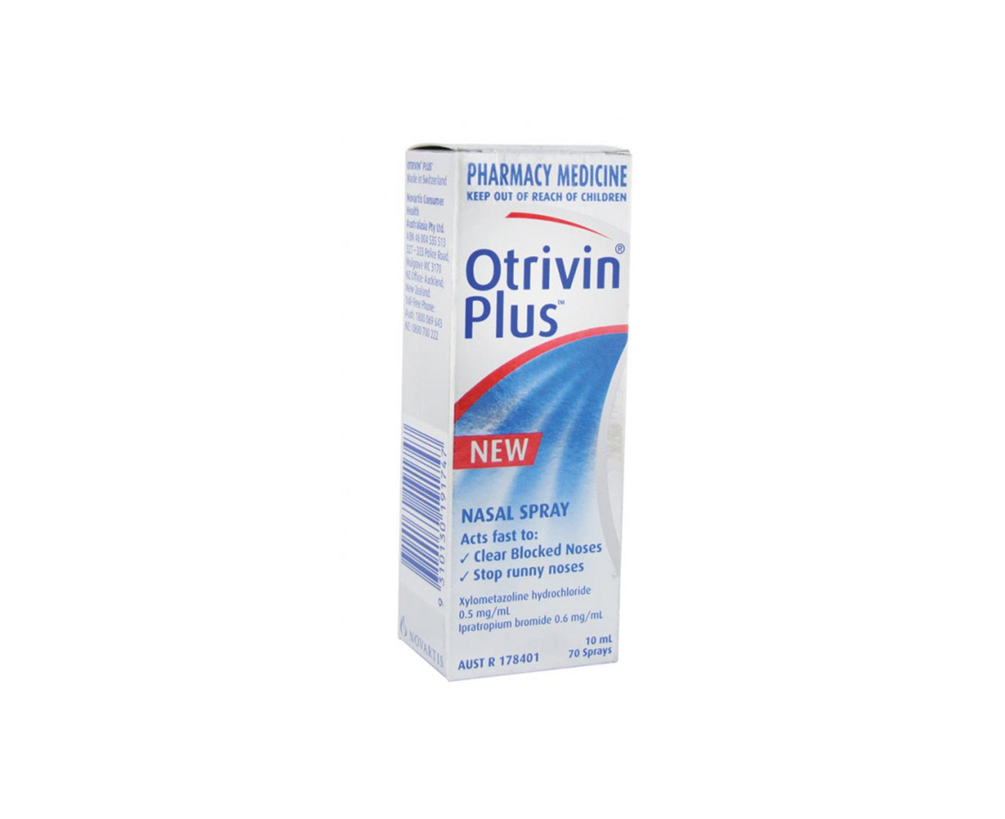 Otrivin Plus Nasal Spray 10mL