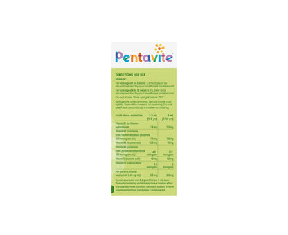 Pentavite Multivitamin + Iron Kids Liquid 200mL