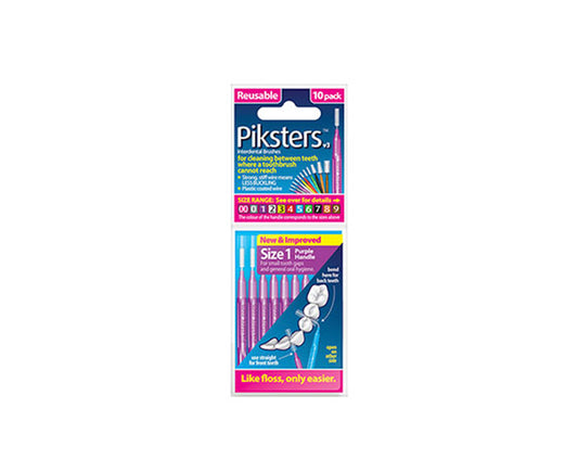 Pikster Interdental Brush 10 Pack Size 1