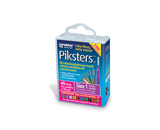 Pikster Interdental Brush 40 Pack Size 1