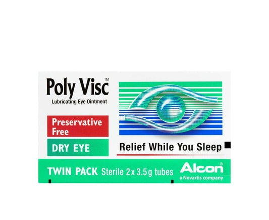 Polyvisc Eye Ointment 3.5g (Twin Pack)