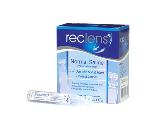 Reclens Normal Saline 15mL Ampoules 15
