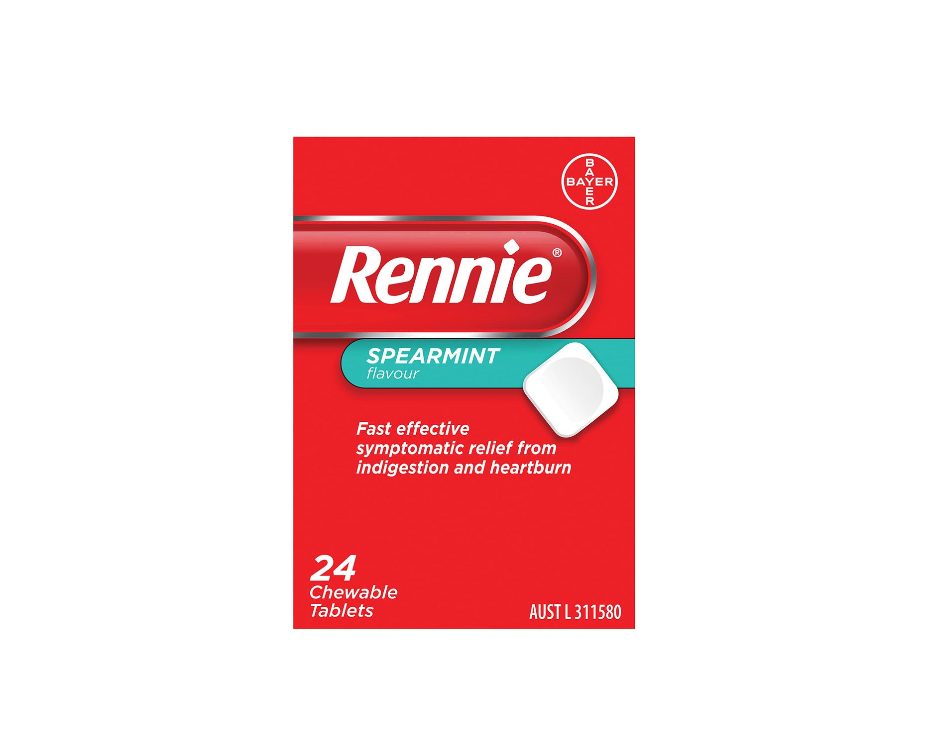 Rennie Ranges Rennie Chewable Tablets 24