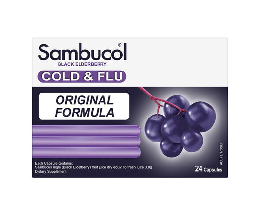 Sambucol Cold and Flu Capsules 24