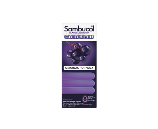Sambucol Cold and Flu Syrup 120mL