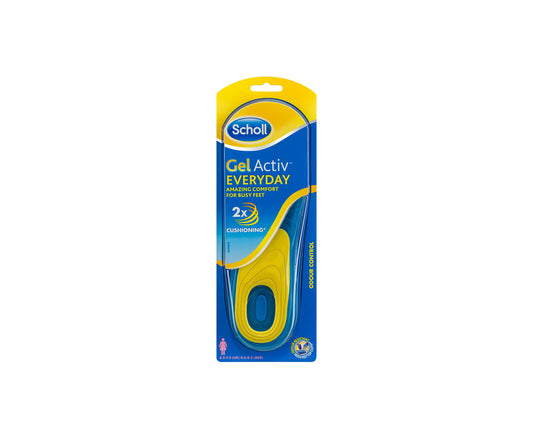 Scholl Gel Activ Everyday Insoles Womens Size 4.5-8.5