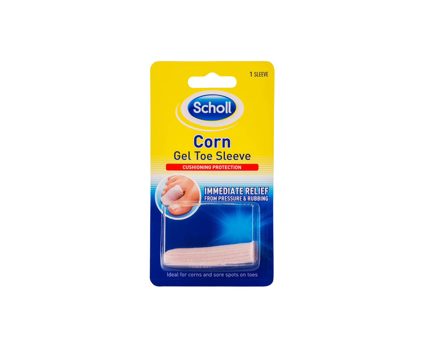 Scholl Corn Gel Toe Sleeve