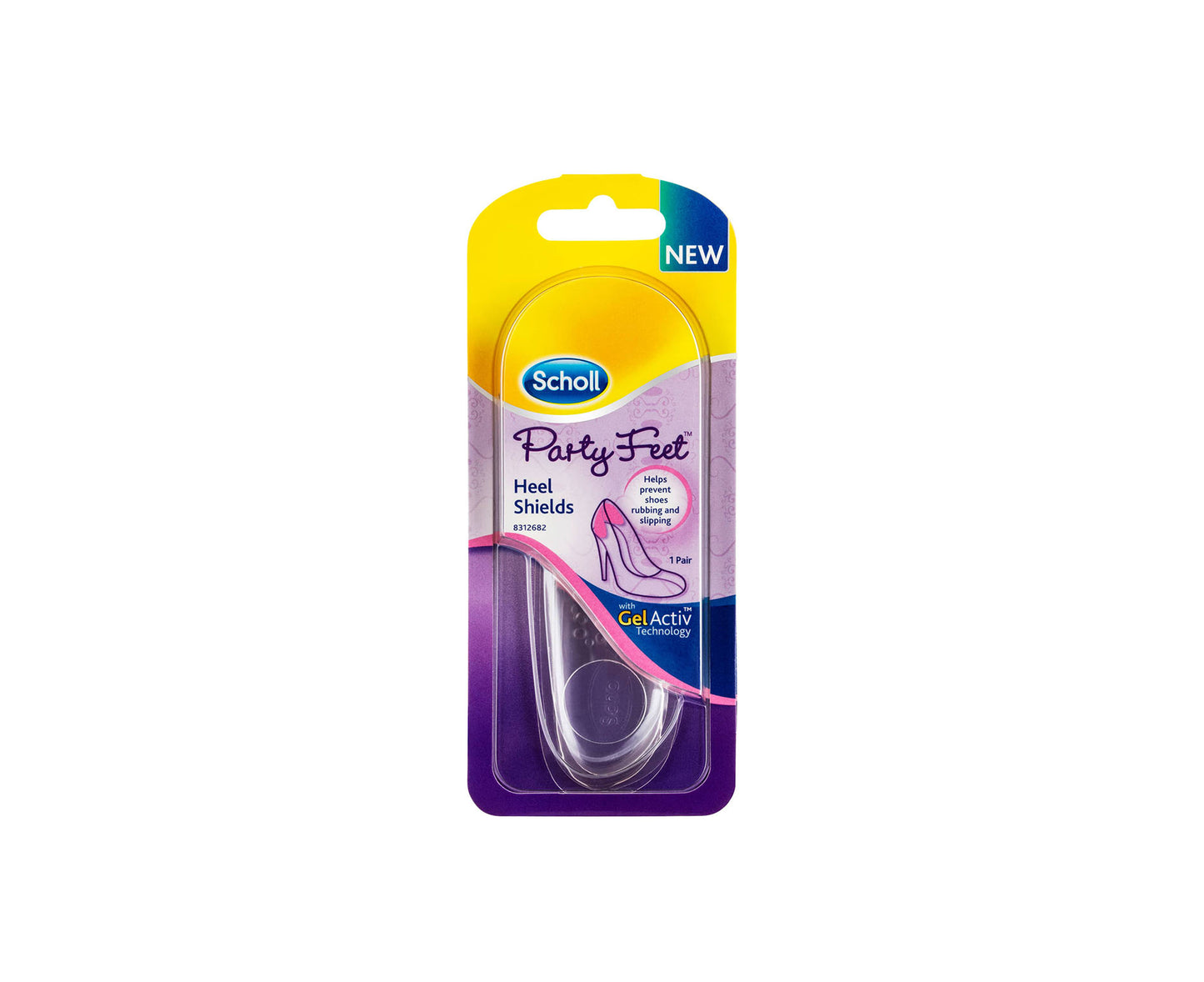 Scholl Party Feet Invisible Gel Heel Shield