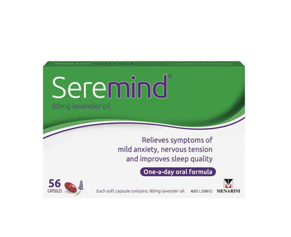 Seremind Lavendar Oil 80mg Capsules 56