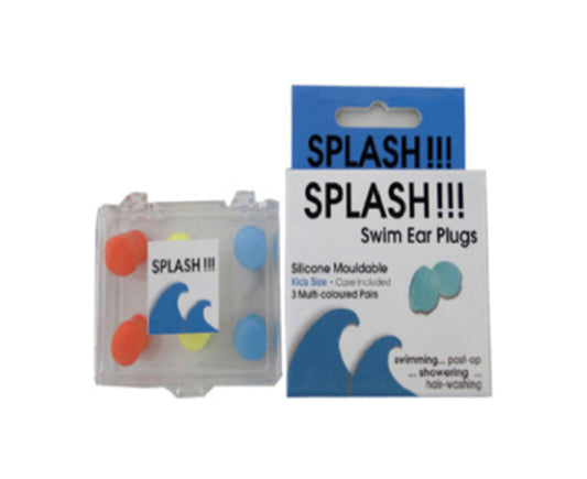Bemed Splash Swim Ear Plugs Silicone Junior 3 Pairs