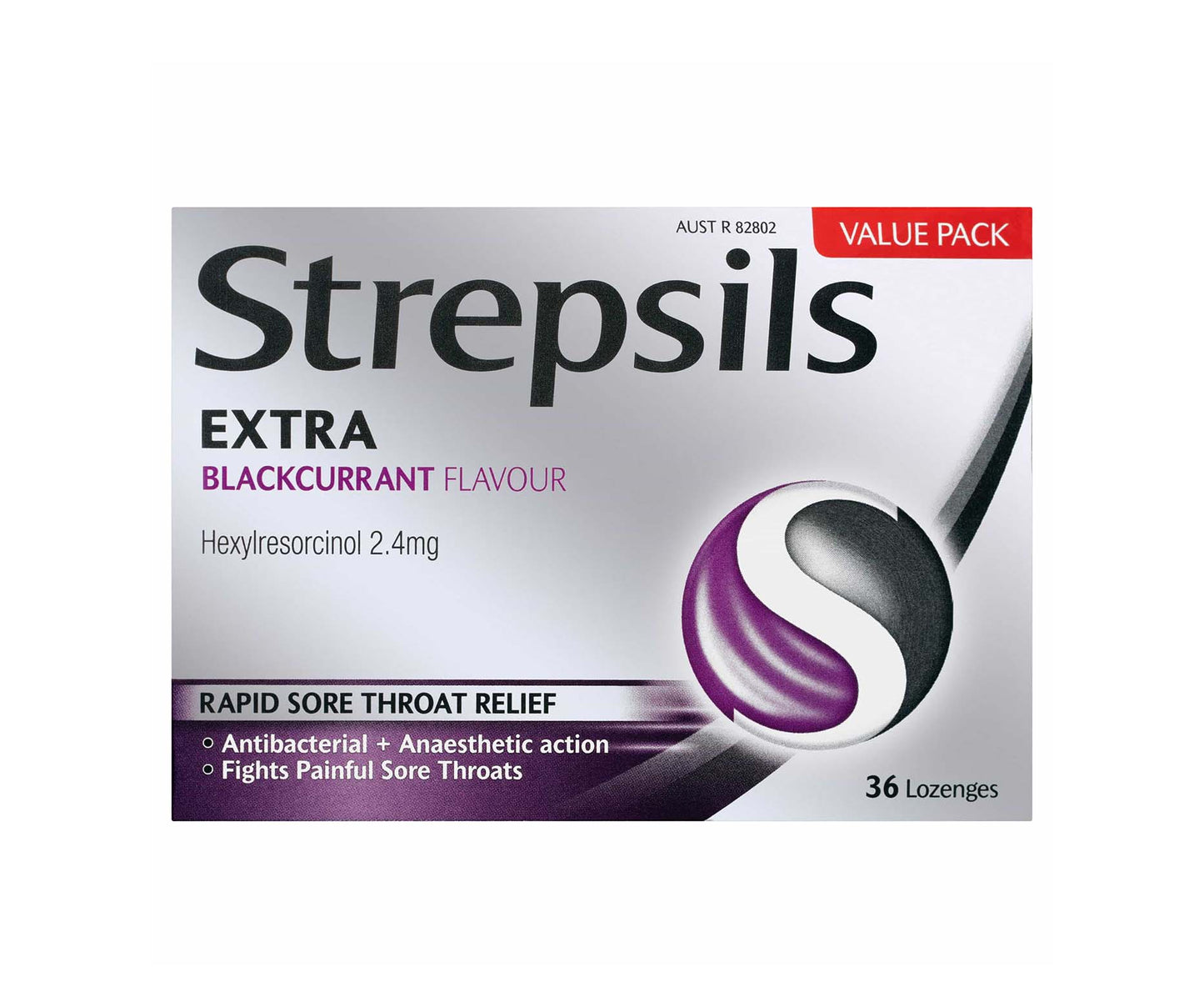 Strepsils Extra Blackcurrant Lozenges 16